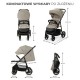 Kinderkraft pram TRIG 3 STONE BEIGE Beige Kinderkraft pram TRIG 3 STONE BEIGE Beige