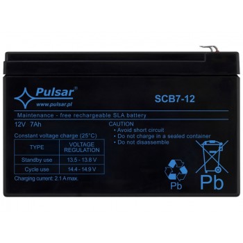 SCB7-12 Battery 7Ah/12V SCB