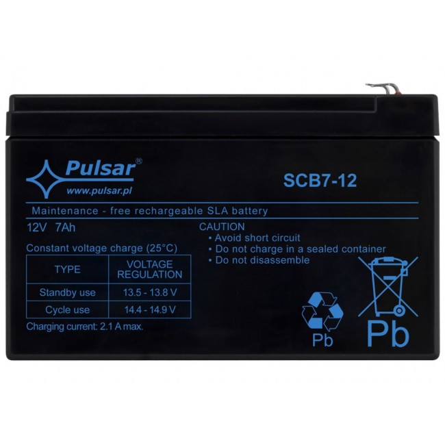 SCB7-12 Battery 7Ah/12V SCB