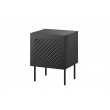 Bedside table 2 pcs. SIENA 44.5x40x59 black matt Bedside table 2 pcs. SIENA 44.5x40x59 black matt