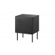 Bedside table 2 pcs. SIENA 44.5x40x59 black matt Bedside table 2 pcs. SIENA 44.5x40x59 black matt