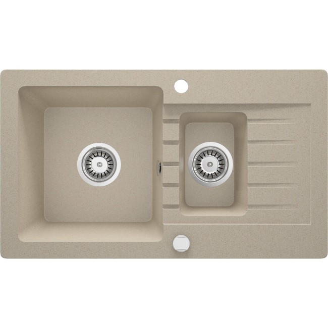 1.5-bowl granite sink with drainer 1.5-bowl granite sink with drainer