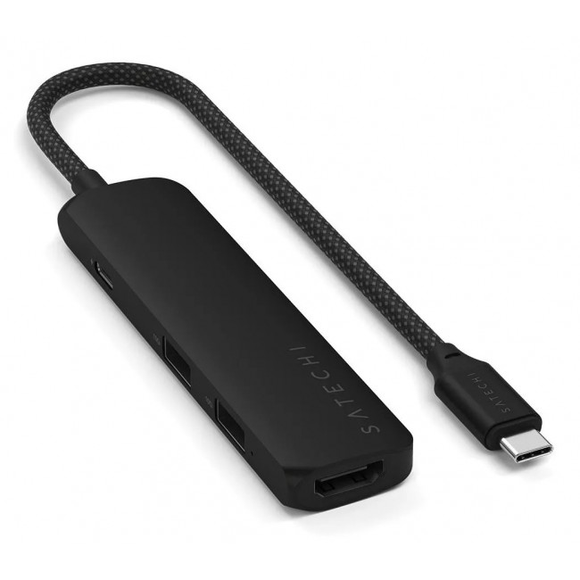 Satechi ST-P4SK interface hub USB Type-C 10000 Mbit/s Black