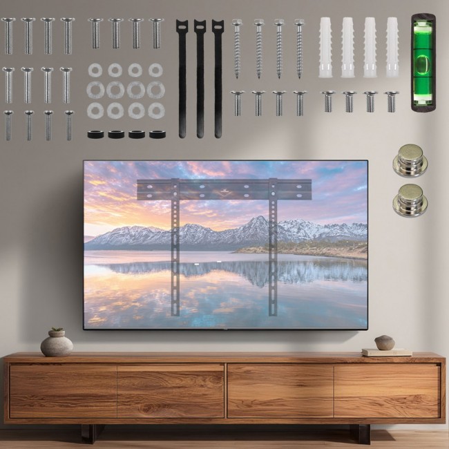 Maclean ultra flat wall mount for TV, 40-85