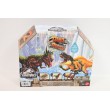 Jurassic World Dino Reveal 2 Dinosaur Toys in Battle Arena, Warm Water Changes Decoration