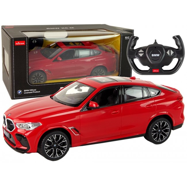 Auto Samoch d Zdalnie Sterowany RC BMW X6 Rastar Pilot Czerwone 1:14 Auto Samoch d Zdalnie Sterowany RC BMW X6 Rastar Pilot Czerwone 1:14