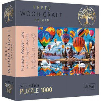 Wooden Jigsaw Puzzle 1000el - Colorful Balloons 20143 Trefl