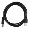 Lanberg CA-USBA-10CC-0018-BK USB cable USB 2.0 1.8 m USB B Black Lanberg CA-USBA-10CC-0018-BK USB cable USB 2.0 1.8 m USB B Black