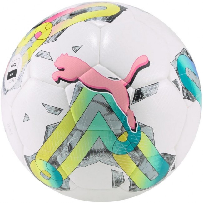 Puma Orbita 4 HYB FIFA Basic Football White-Green-Pink 83781 01 4 Puma Orbita 4 HYB FIFA Basic Football White-Green-Pink 83781 01 4