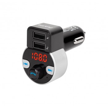 Car transmitter with Bluetooth function (2 USB sockets)