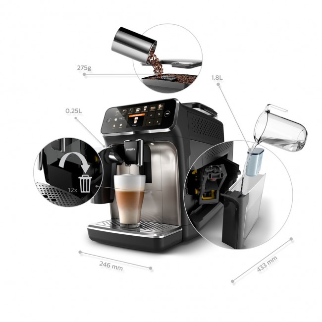 Philips EP5447/90 coffee maker Fully-auto Espresso machine 1.8 L Philips EP5447/90 coffee maker Fully-auto Espresso machine 1.8 L