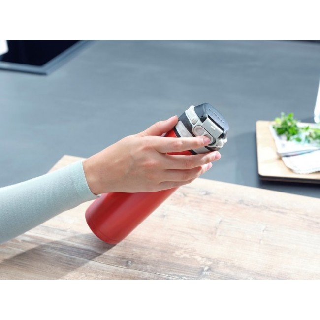 Leifheit 03273 travel mug 600 ml Black, Red Stainless steel