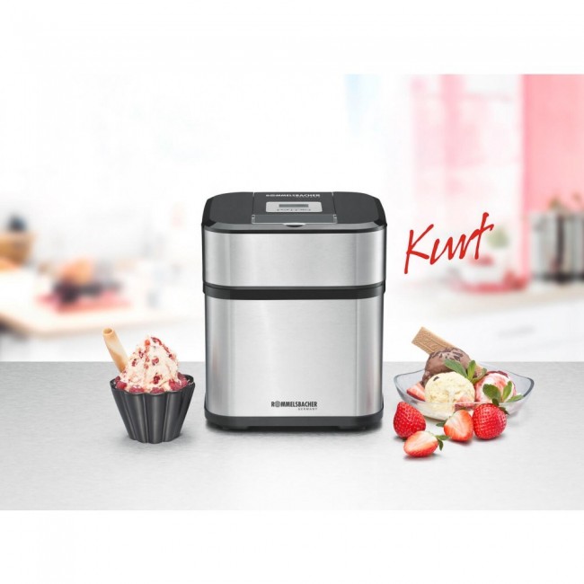 Rommelsbacher IM 12 ice cream maker Traditional ice cream maker 1.5 L Black, Stainless steel Rommelsbacher IM 12 ice cream maker Traditional ice cream maker 1.5 L Black, Stainless steel