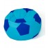 Sako bag pouffe ball blue- cornflower L 80 cm