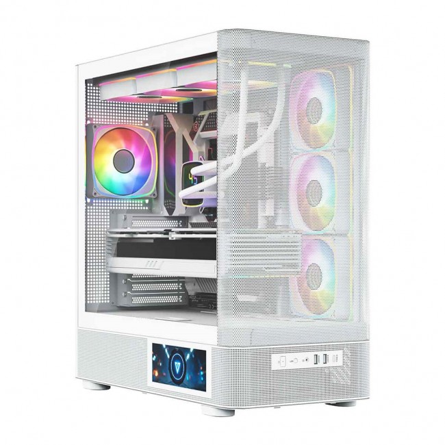 MODECOM Volcano Volcano AQ400 ARGB Midi White