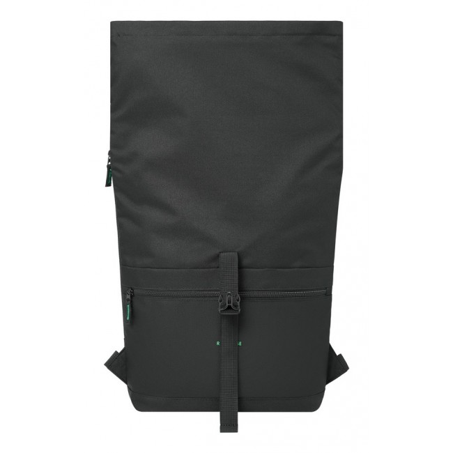 Rivacase Gremio backpack City backpack Black Polyester, Recycled polyethylene terephthalate (rPET)