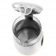 Adler AD 1305WG electric kettle 1.7 L 2200 W Transparent, Gold, White