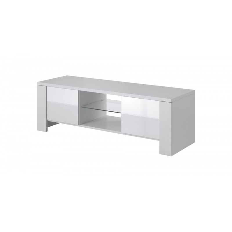 Cama TV stand WEST 42/130/42 white/white gloss Cama TV stand WEST 42/130/42 white/white gloss
