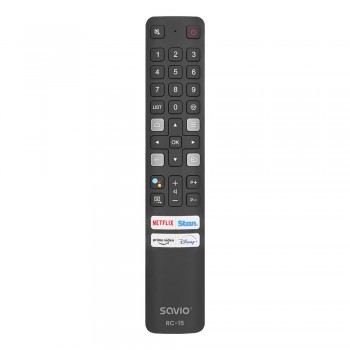 SAVIO RC-15 universal remote control/replacement for TCL , SMART TV