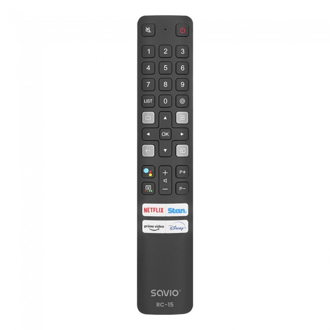 SAVIO RC-15 universal remote control/replacement for TCL , SMART TV