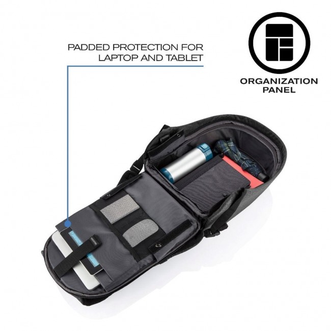 XD DESIGN ANTI-THEFT BACKPACK BOBBY HERO SMALL BLACK P/N: P705.701 XD DESIGN ANTI-THEFT BACKPACK BOBBY HERO SMALL BLACK P/N: P705.701