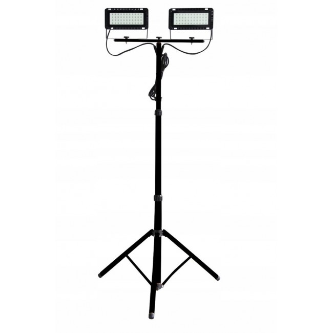 VOLTENO REFLEKTOR LED STATYW 2x40W CZARNY VOLTENO REFLEKTOR LED STATYW 2x40W CZARNY