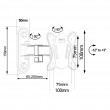 Maclean MC-416 TV Monitor Wall Mount 13 Maclean MC-416 TV Monitor Wall Mount 13