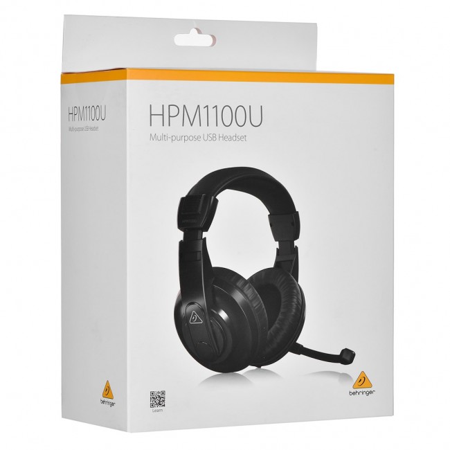 Behringer HPM1100 - closed headphones with microphone and USB connection Behringer HPM1100 - closed headphones with microphone and USB connection