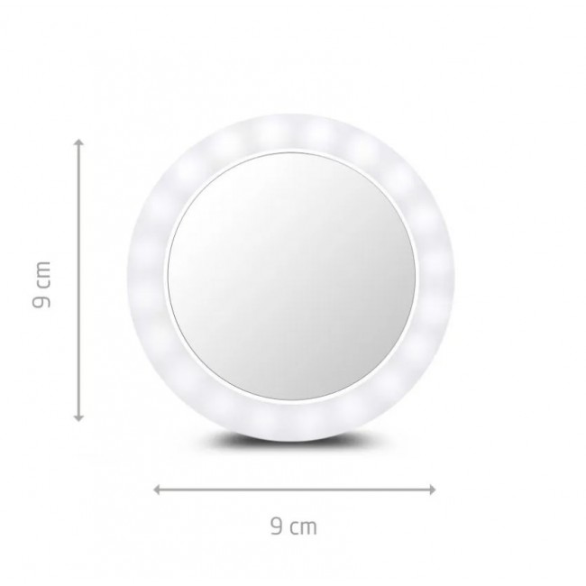 Ecomed 23603 makeup mirror Freestanding Round White Ecomed 23603 makeup mirror Freestanding Round White