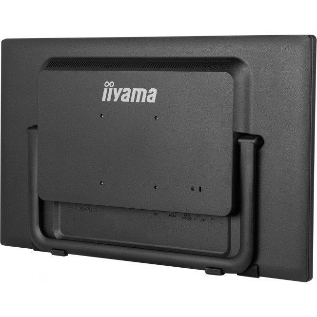 iiyama 24 multi-touch monitor with edge-to-edge glass, anti fingerprint coating , integrated webcam and a flexible stand