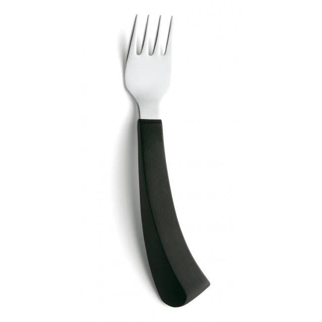 Curved fork for left-handed person Curved fork for left-handed person