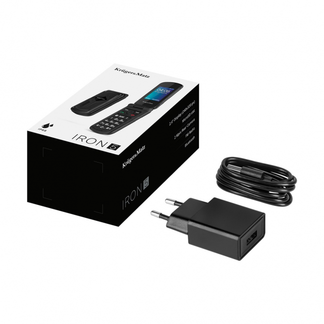 Kruger & Matz Iron 5 Flip 4G IP68 / IP69K Phone