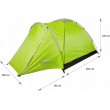 TOURIST CAMPING TENT 2 x 2m ALPENAIR PRO MOSQUITO NET VESTMENT