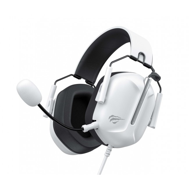 Havit H2033D - gaming headphones, white/black