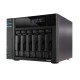 Asustor LOCKERSTOR 6 NAS Desktop Intel Celeron N5105 8 GB DDR4 HDD ADM Black