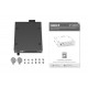 Icy Dock MB491V5K-B storage drive enclosure SSD enclosure Black 2.5