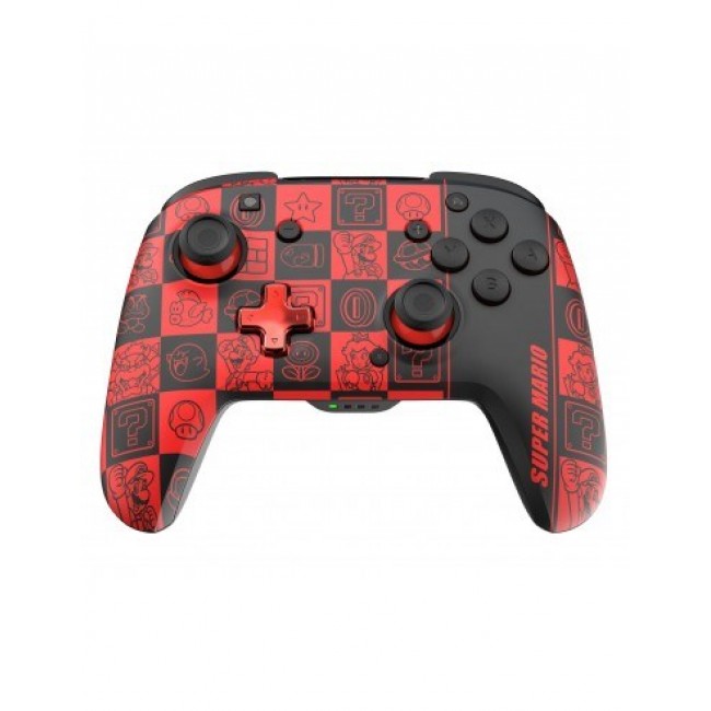 PDP REMATCH GLOW Black, Green, Red Gamepad Analogue / Digital Nintendo Switch, Nintendo Switch OLED