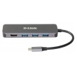 D-Link 5-in-1 USB-C Hub with HDMI/Power Delivery