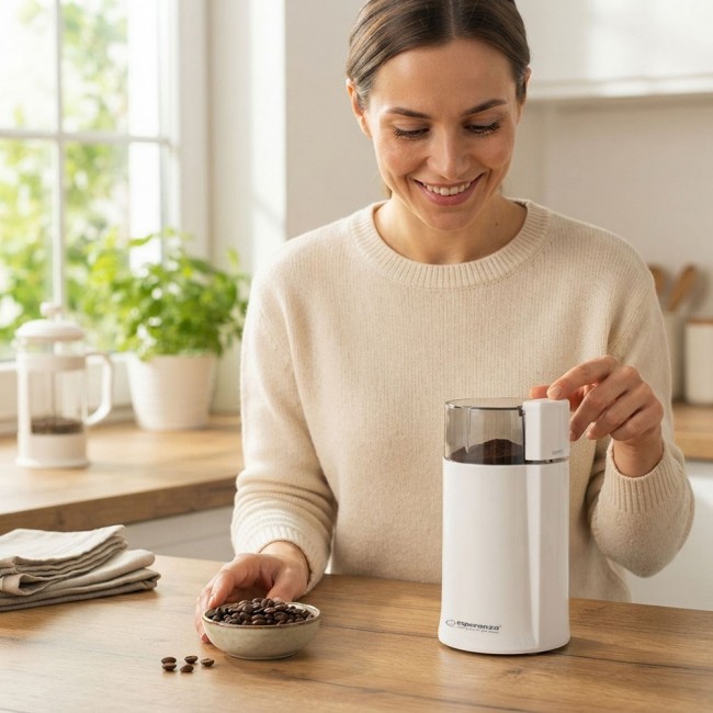 Esperanza EKC001W Coffee Grinder White 160 W