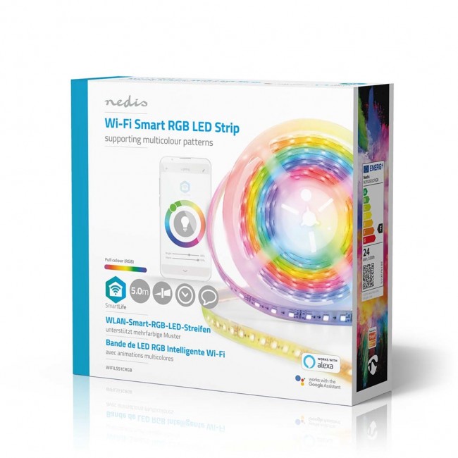 Nedis WIFILS51CRGB smart lighting Smart strip light Wi-Fi