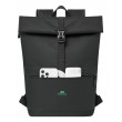 Rivacase Gremio backpack City backpack Black Polyester, Recycled polyethylene terephthalate (rPET)