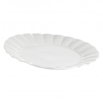 Ducale Round Cake Stand - White, 34 cm