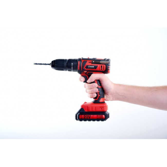 Cordless battery-powered screwdriver/drill 20V CASALS CID2050B Cordless battery-powered screwdriver/drill 20V CASALS CID2050B
