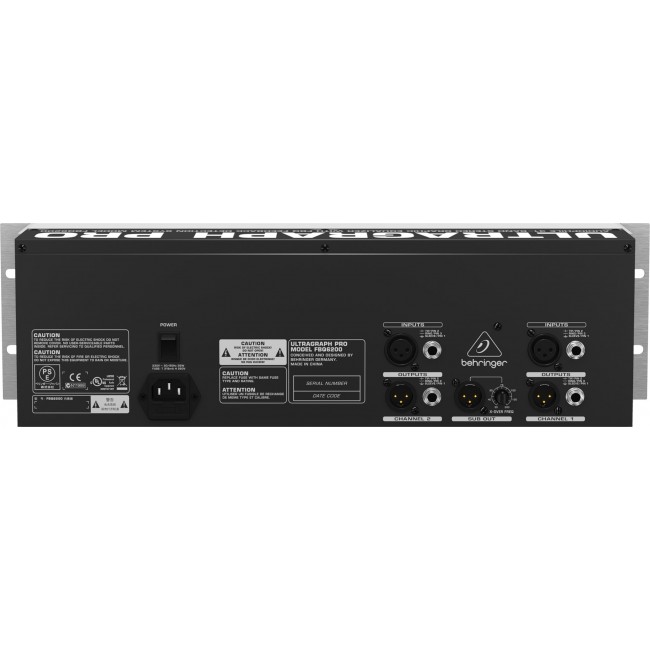 Behringer FBQ6200 audio equalizer Behringer FBQ6200 audio equalizer