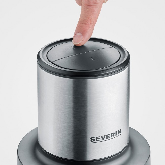 Severin KM 3867 electric food chopper 1 L 400 W Black, Silver, Transparent