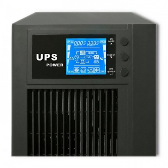 Qoltec Zasilacz awaryjny UPS On-line | Pure Sine Wave | 3kVA | 2.4kW | LCD | USB Qoltec Zasilacz awaryjny UPS On-line | Pure Sine Wave | 3kVA | 2.4kW | LCD | USB