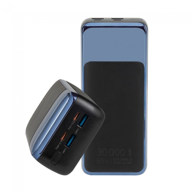 Rivacase VA1080 power bank Lithium Polymer (LiPo) 30000 mAh Black, Blue