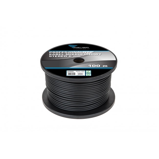 Kabel mikrofonowy stereo 6mm profesjonalny Kabel mikrofonowy stereo 6mm profesjonalny