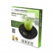 Esperanza EKS003K kitchen scale Black Countertop Round Electronic kitchen scale