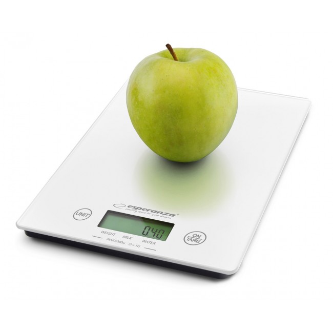 Esperanza EKS002W kitchen scale White Countertop Rectangle Electronic kitchen scale
